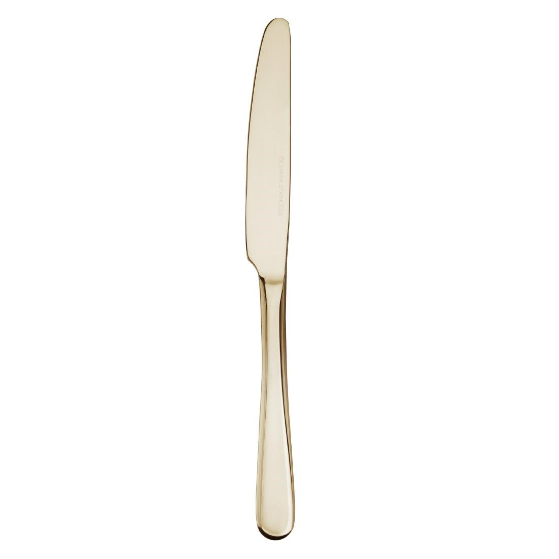 Olympia Buckingham Table Knives Champagne Gold (12 Pack)