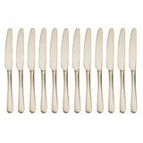 Olympia Buckingham Table Knives Champagne Gold (12 Pack)