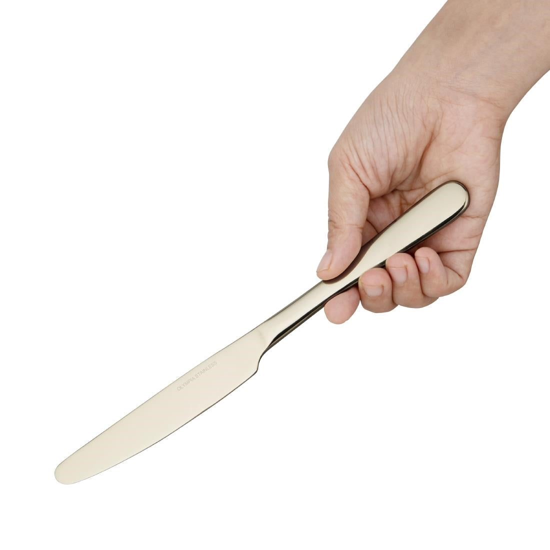 Olympia Buckingham Table Knives Champagne Gold (12 Pack)