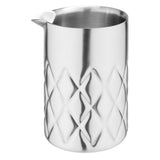 Olympia Double Wall Mixing Glass Stainless Steel 139x87mm