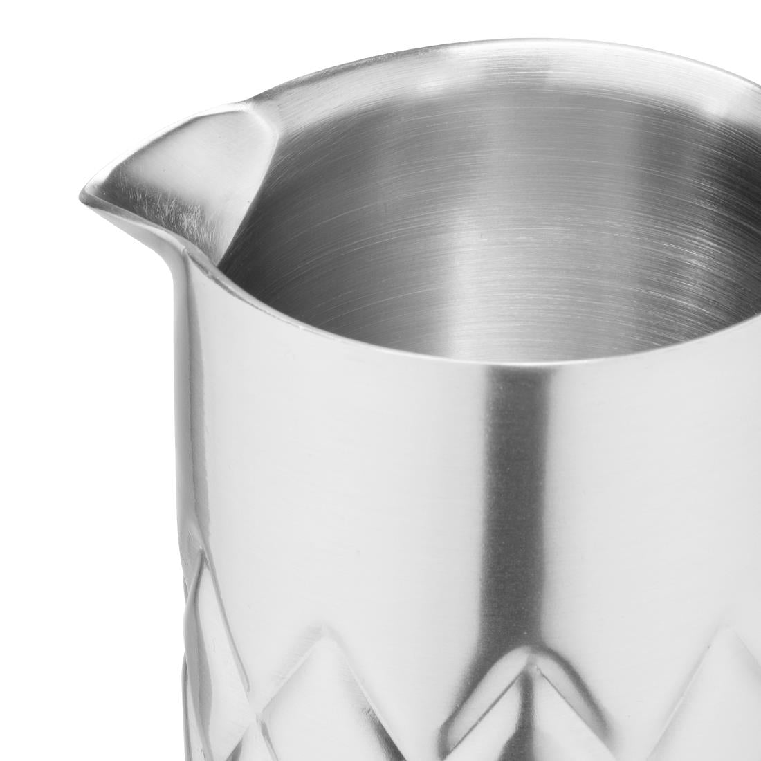 Olympia Double Wall Mixing Glass Stainless Steel 139x87mm
