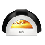 DeliVita Pro Dual Fuel Pizza Oven Very Black+ Chimney