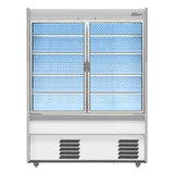 Williams M-Series Gem Multideck Fridge White with Hinged Front Door M150-WCD-HFD