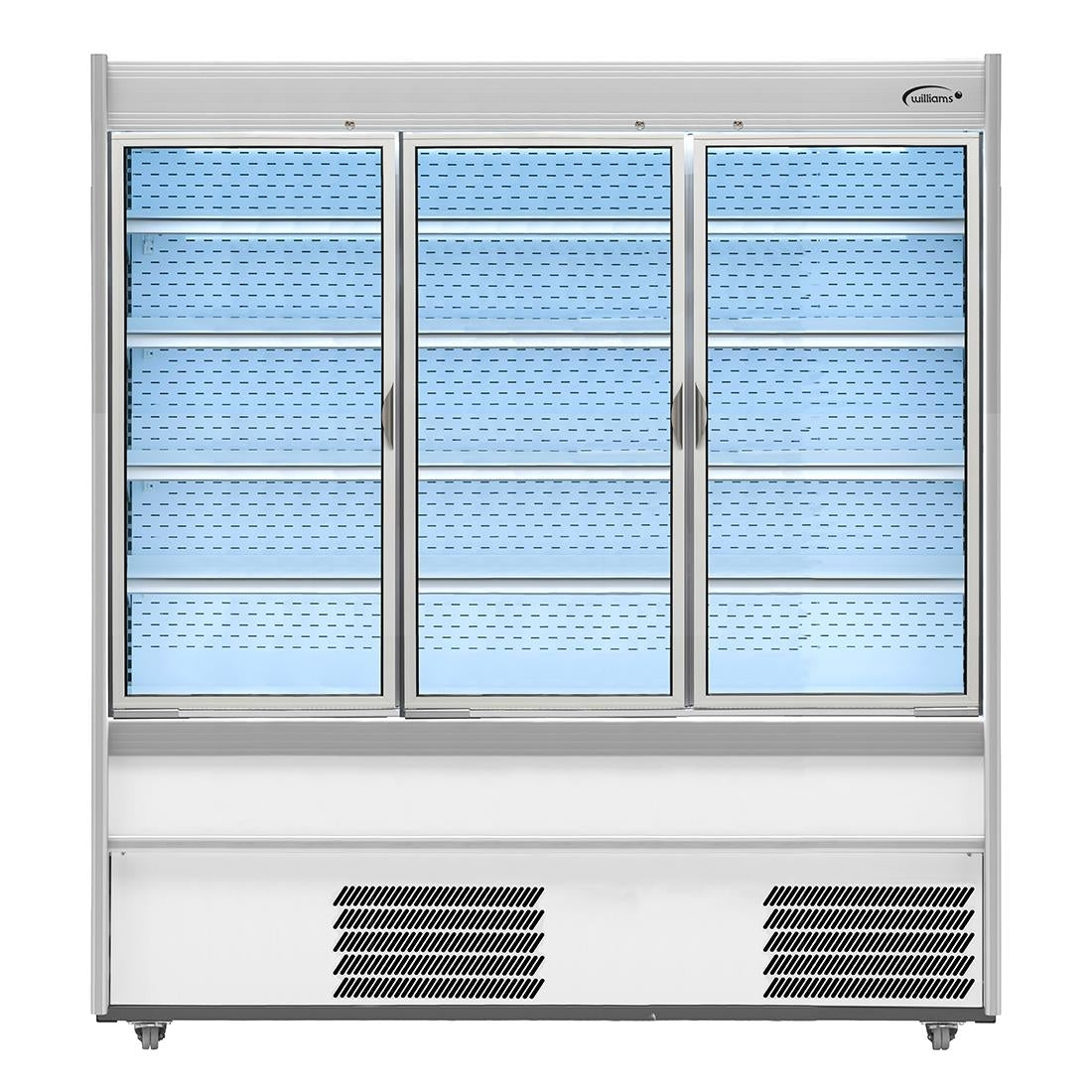 Williams M-Series Gem Multideck Fridge Stainless with Hinged Front Door M180-SCD-HFD