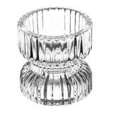 Olympia Ridged Glasses Tealight/Candles Holders 52x52mm (6 Pack)