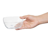 Olympia Square Glasses Low Snack Bowls (6 Pack)