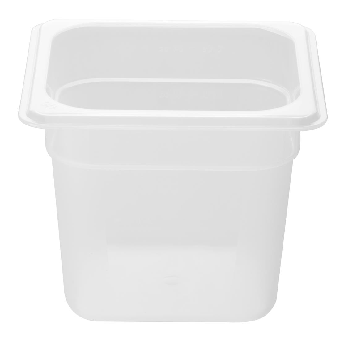 Nisbets Essentials Polypropylene 1/6 Gastronorm Container 150mm