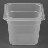 Nisbets Essentials Polypropylene 1/6 Gastronorm Container 150mm