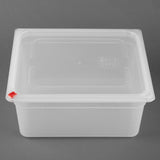 Hygiplas Click PP GN Container 2/3 with Lid & 7 Colour Clips 150mm 12Ltr (4 Pack)