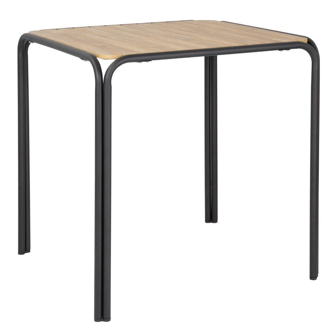 Bolero Santorini Square Polywood Table 700mm