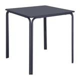Bolero Adeline Steel Square Table 700mm Slate Blue