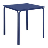 Bolero Adeline Steel Square Table 700mm Dark Navy