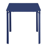 Bolero Adeline Steel Square Table 700mm Dark Navy