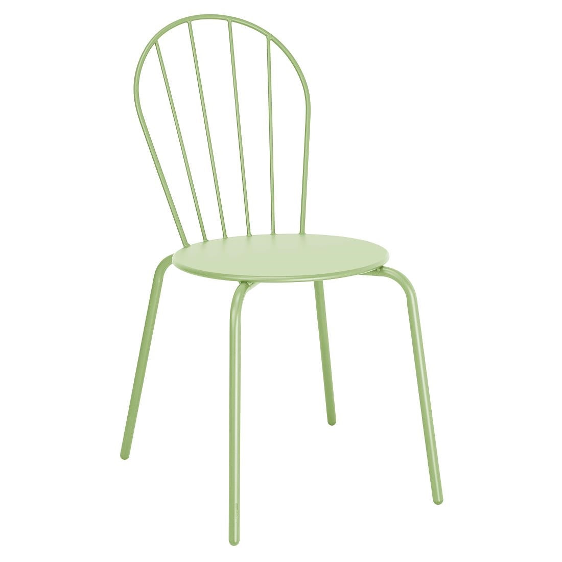 Bolero Adeline Side Chair Light Green (4 Pack)
