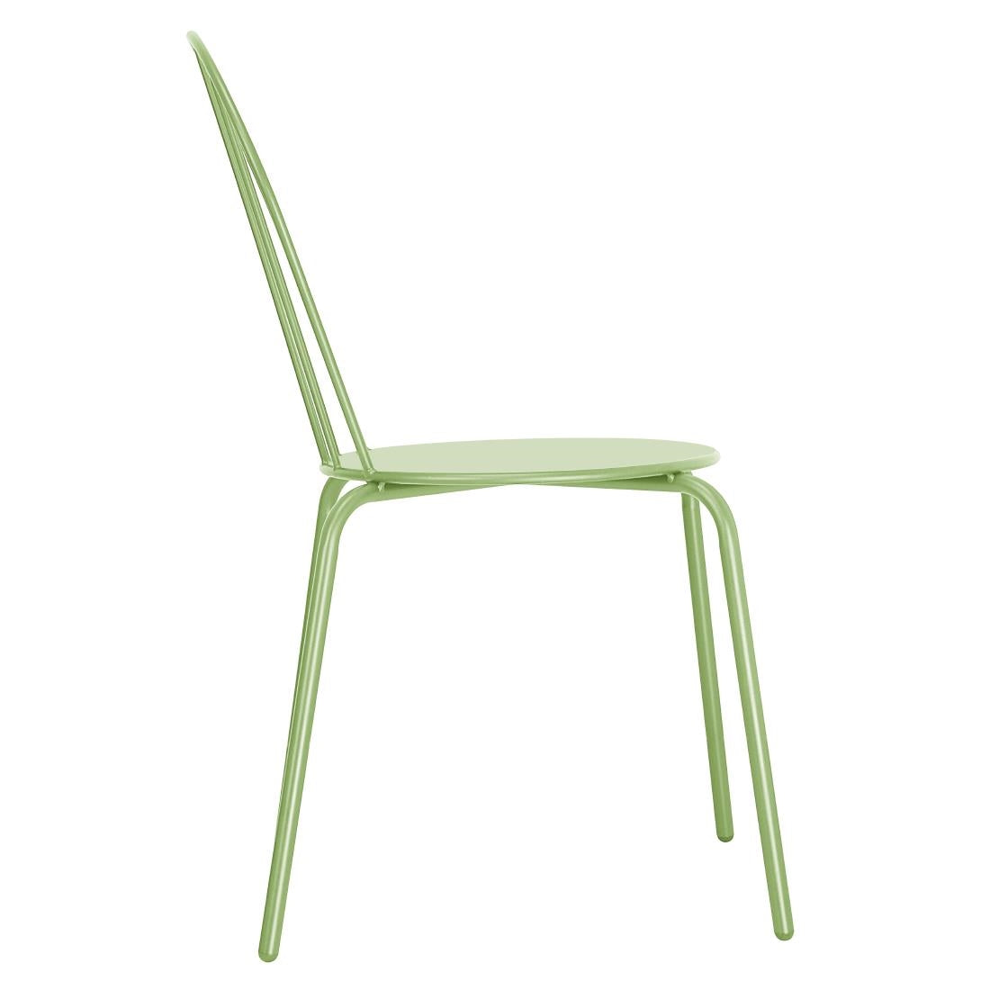 Bolero Adeline Side Chair Light Green (4 Pack)