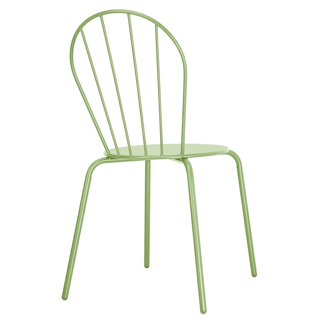 Bolero Adeline Side Chair Light Green (4 Pack)