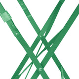 Bolero Perth Forest Green Pavement Style Steel Table Square 600mm