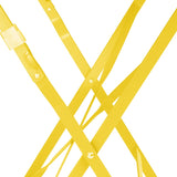 Bolero Perth Mellow Yellow Pavement Style Steel Table Square 600mm