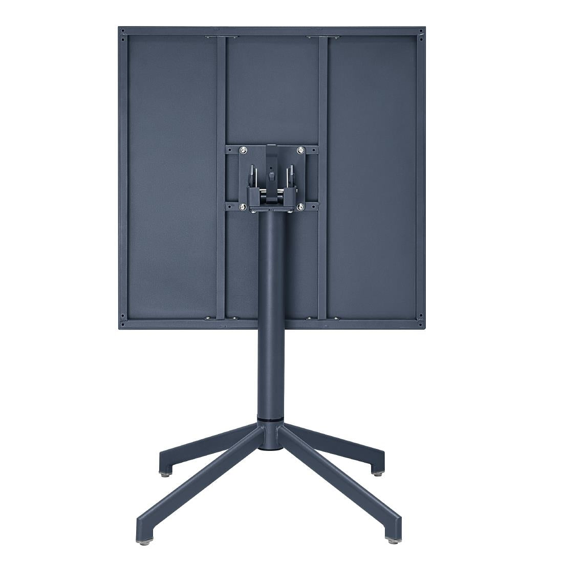 Bolero Porto Folding Table Slate Blue 700x750mm