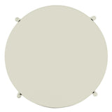 Bolero Perth Round Low Coffee Table Light Grey 450mm
