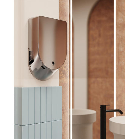 Dryflow Infinity Hand Dryer Brushed Satin