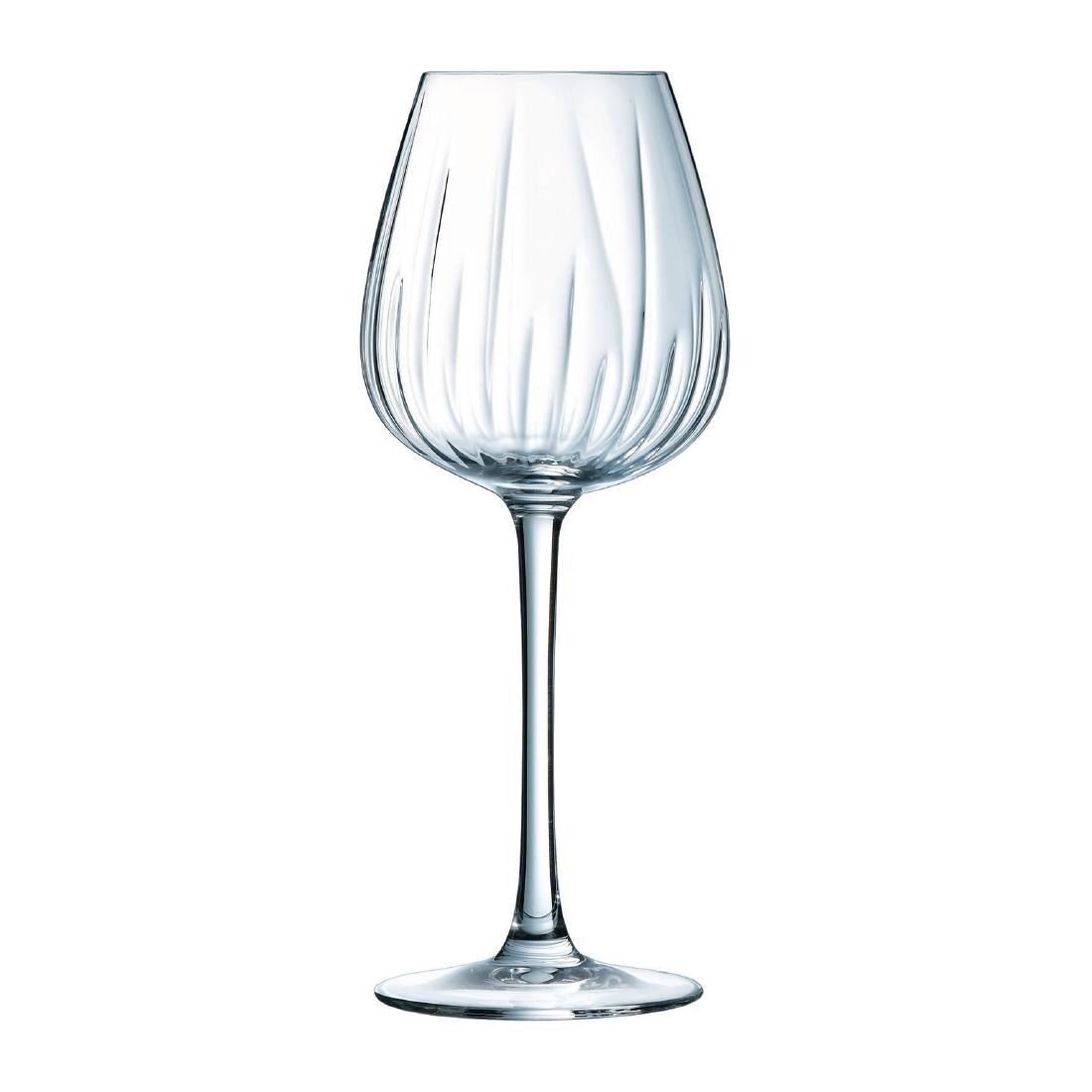 Cristal d'Arques Swirly Wine Glasses 350ml (8 Pack)