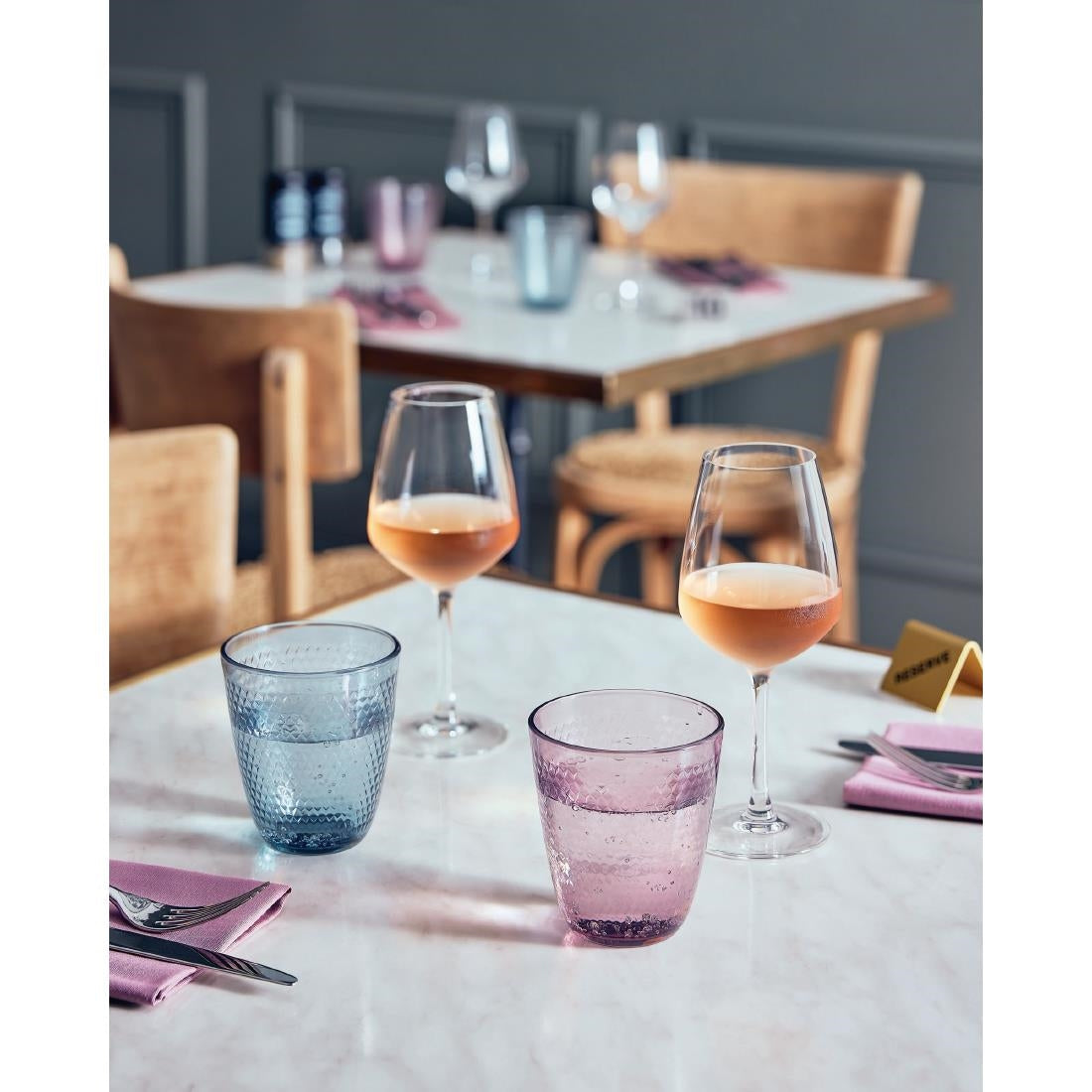 Arcoroc Pampille Tumblers Pink 310ml (24 Pack)