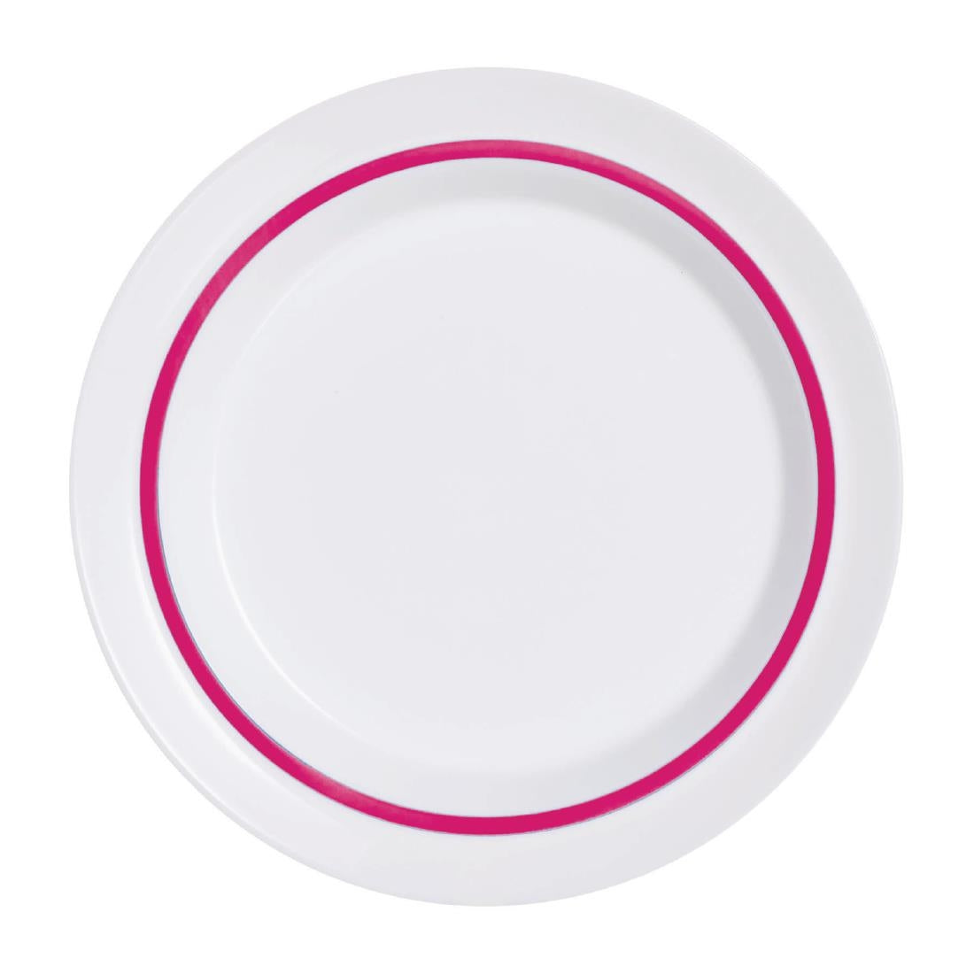 Arcoroc Autonomy Red Plates 230mm (12 Pack)