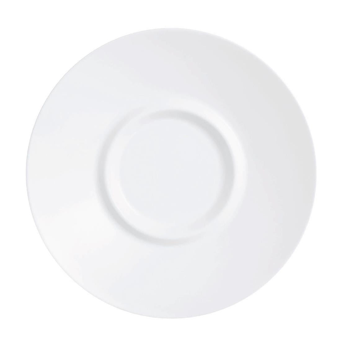 Arcoroc Intensity White Baril Saucers 120mm (24 Pack)