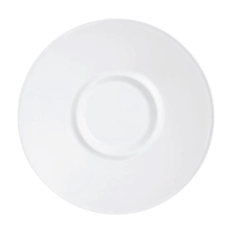 Arcoroc Intensity White Baril Saucers 140mm (24 Pack)
