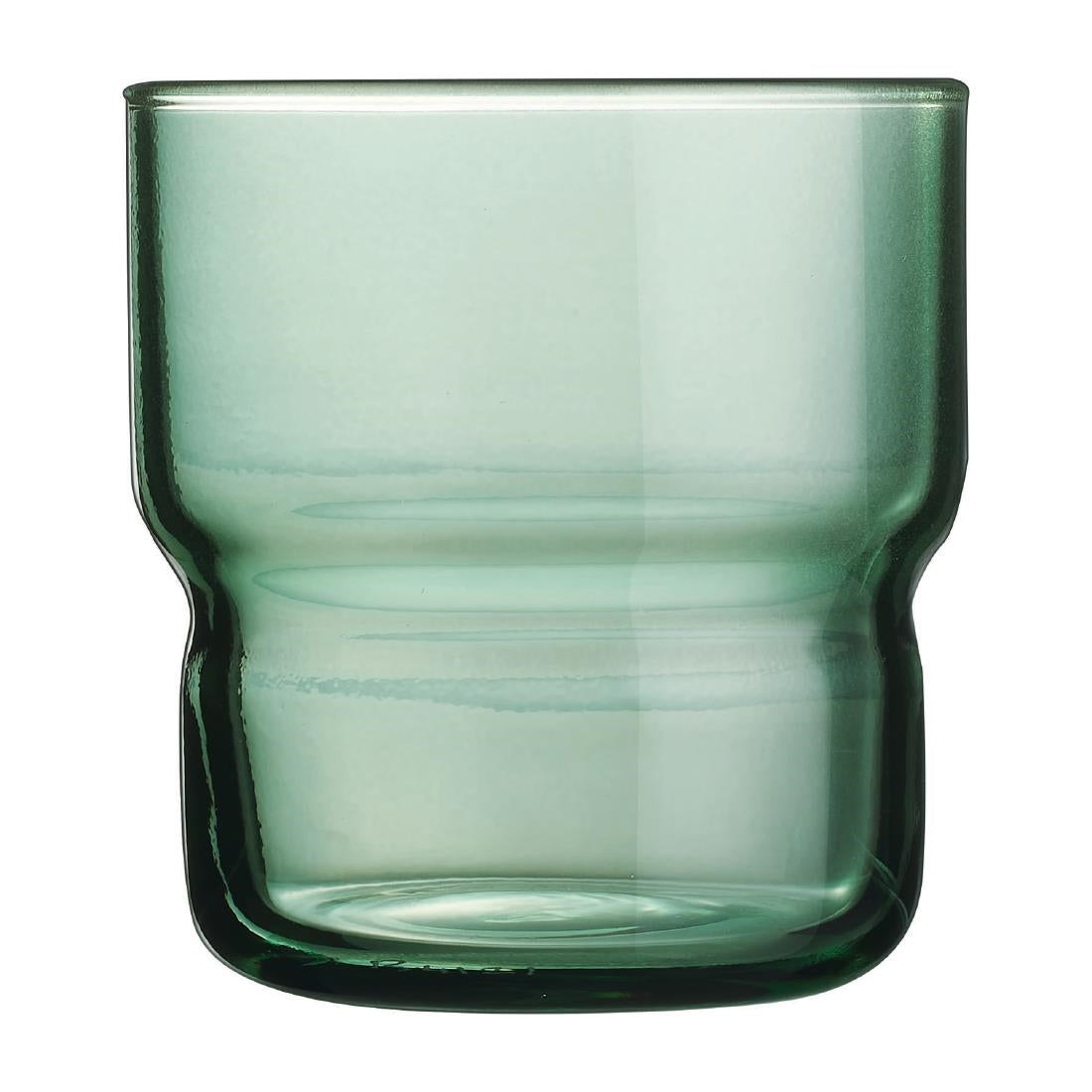 Arcoroc Log Brush Dark Green Tumblers 220ml (48 Pack)