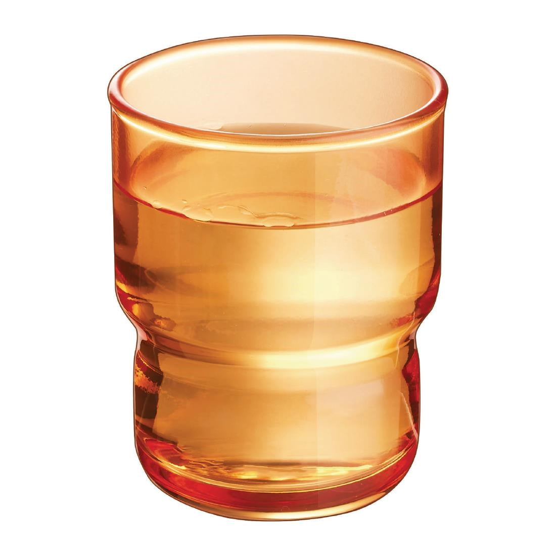 Arcoroc Log Brush Orange Tumblers 160ml (48 Pack)