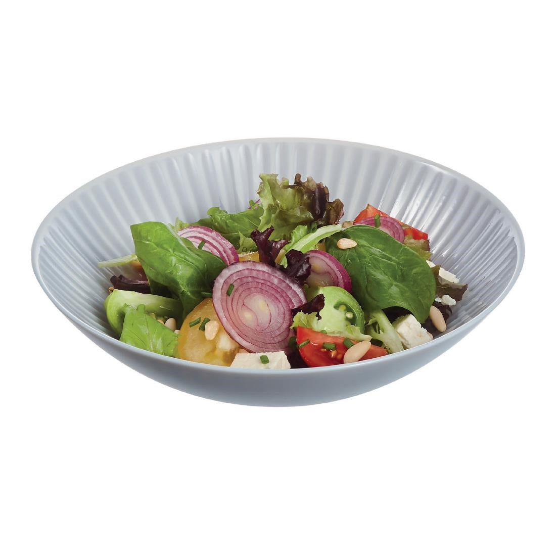 Luminarc Cottage Grey Rimless Pasta/Soup Bowls 220mm (24 Pack)