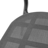Bolero Santiago Outdoor Armchairs Black (4 Pack)