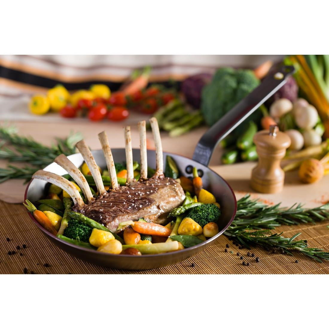 De Buyer Mineral B Element Steel Frypan 32cm