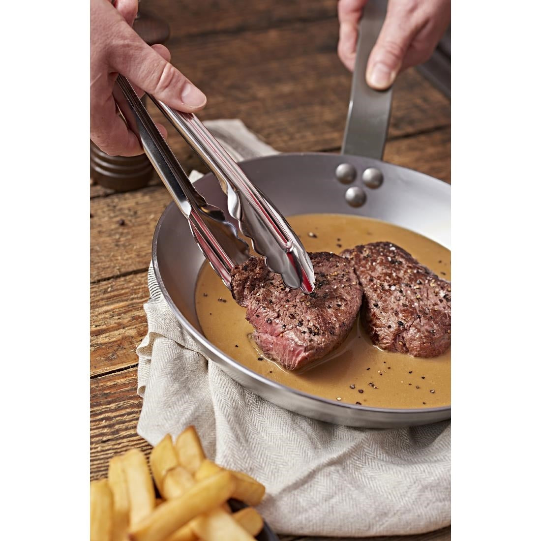De Buyer Mineral B Element Steel Frypan 32cm