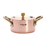 De Buyer Inocuivre Mini Saucepan with Brass Handles 10cm