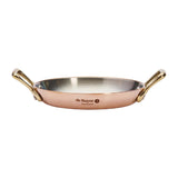 De Buyer Inocuivre Round Dish with Brass Handles 12cm