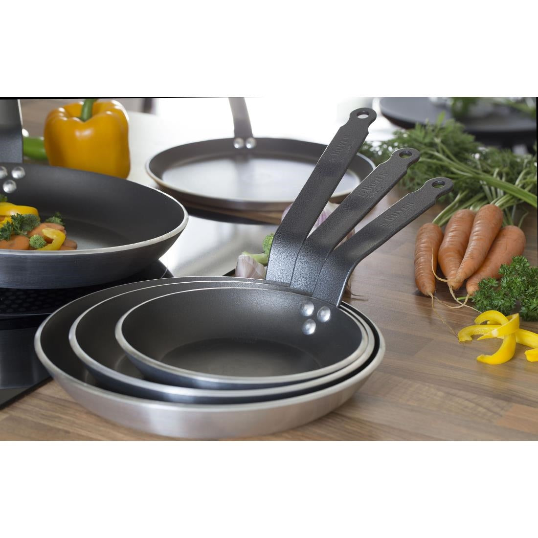 De Buyer Non-Stick Choc Resto Induction Frypan 20cm