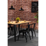 Bolero Bistro Curve Armchairs Black (4 Pack)