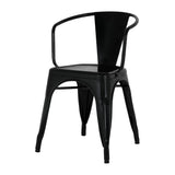 Bolero Bistro Curve Armchairs Black (4 Pack)