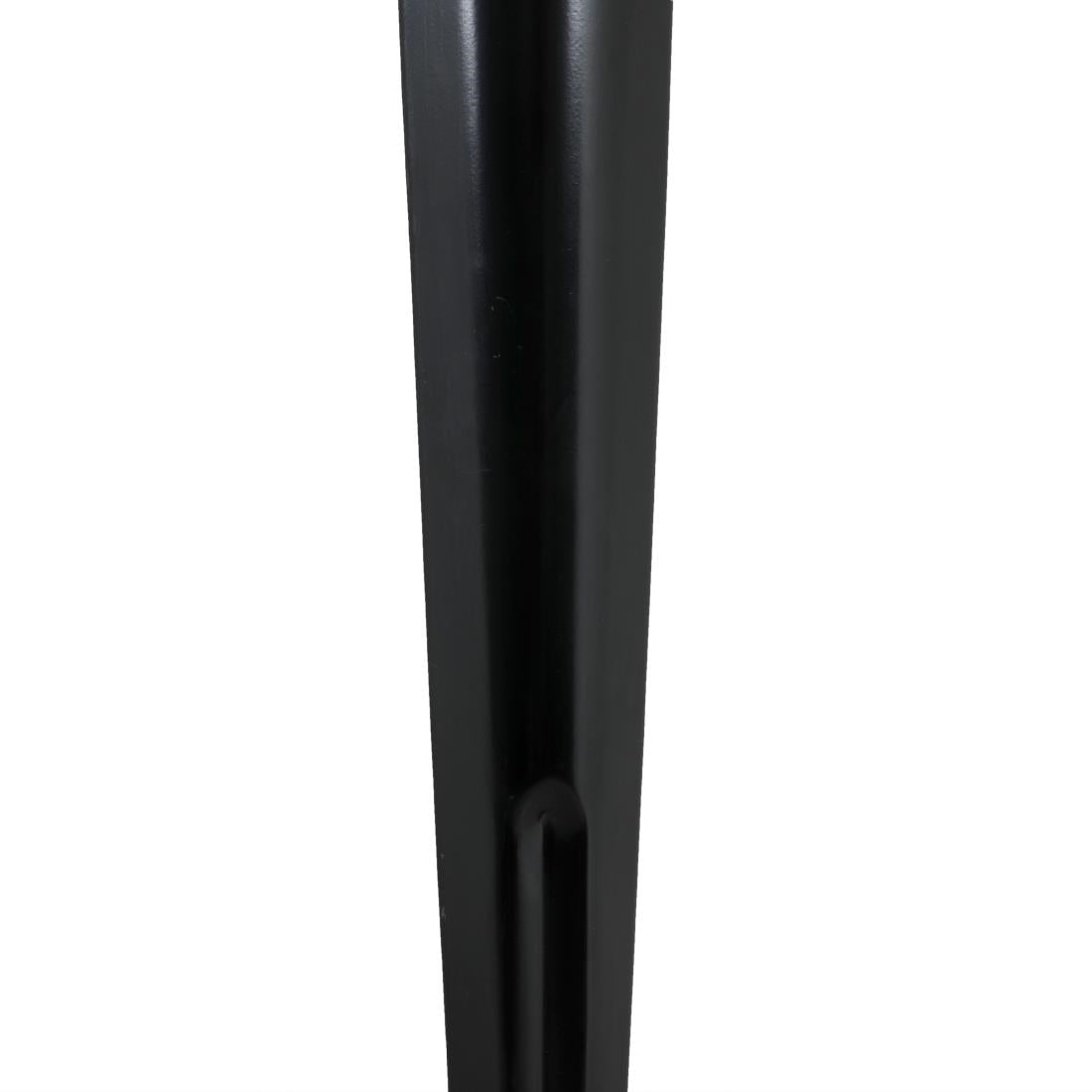 Bolero Bistro Dining Table Mango Wood Top Black Frame 1450mm