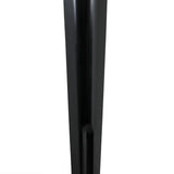 Bolero Bistro Dining Table Mango Wood Top Black Frame 1450mm