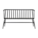Bolero Alma Curved Back Slatted Bench 
