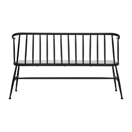 Bolero Alma Curved Back Slatted Bench 