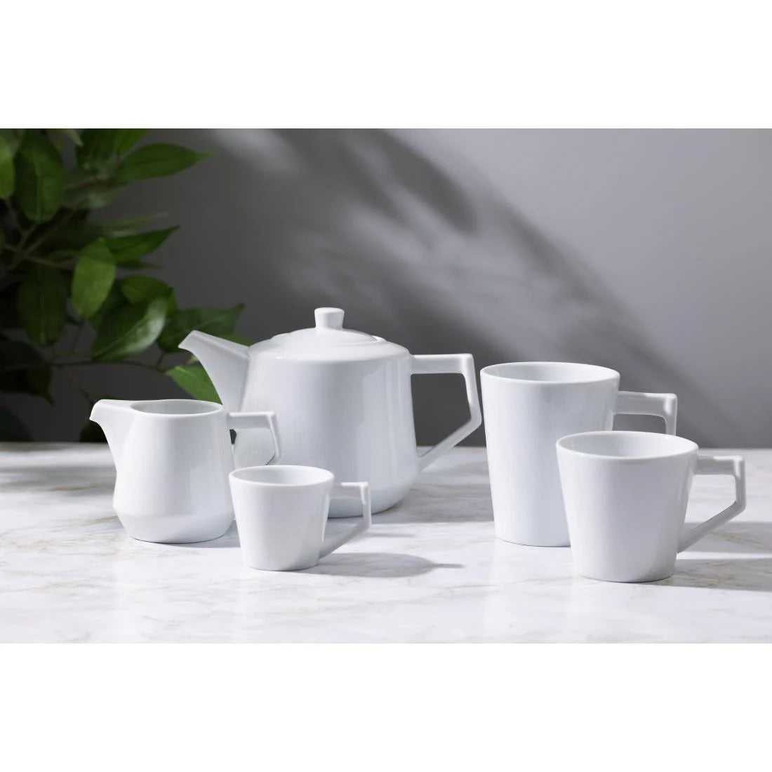 Olympia Whiteware Deco Cups 80ml (6 Pack)