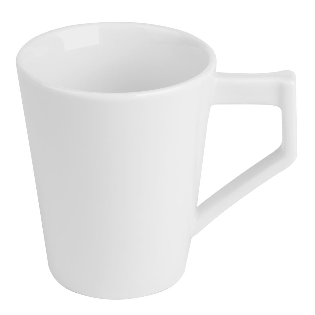 Olympia Whiteware Deco Cups 300ml (6 Pack)