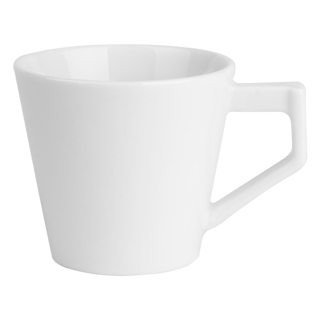 Olympia Whiteware Deco Cups 150ml (6 Pack)