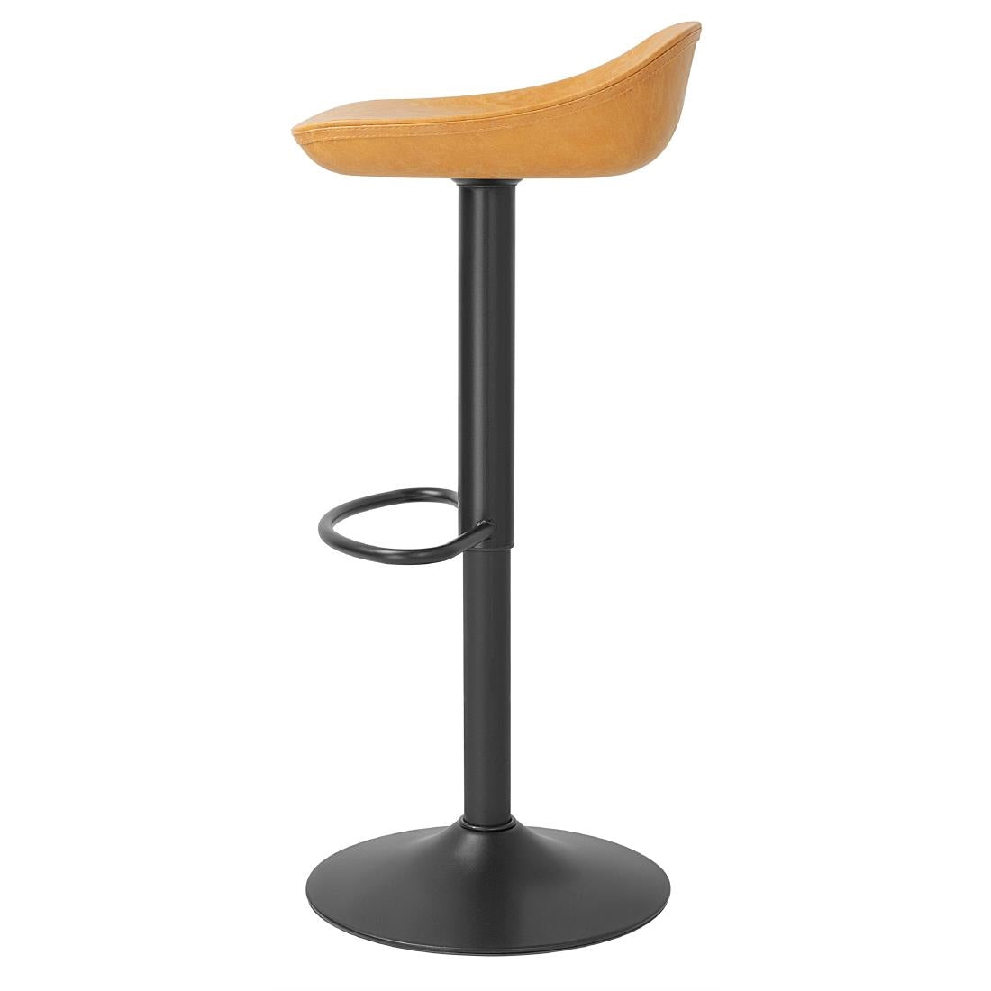 Bolero Enzo Bar Stools Camel (2 Pack)