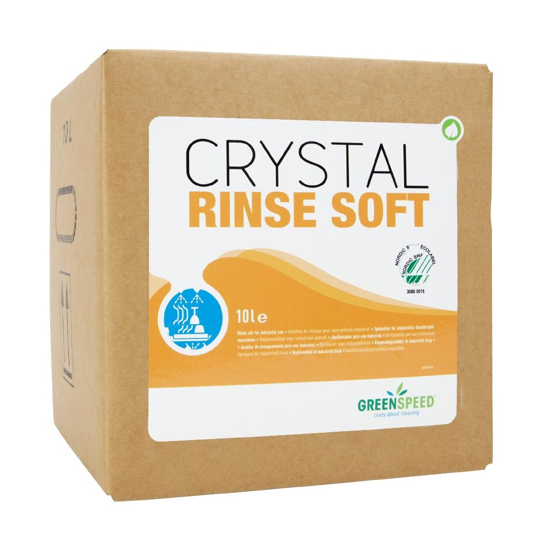 Greenspeed Crystal Rinse Soft Dishwash Rinse Aid Bag-in-Box 10Ltr